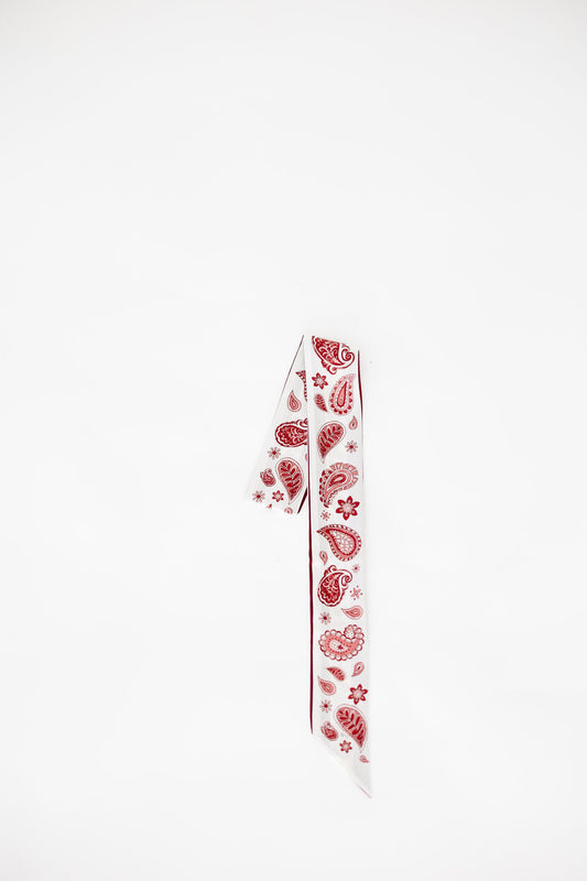 Maroon Paisley Silky