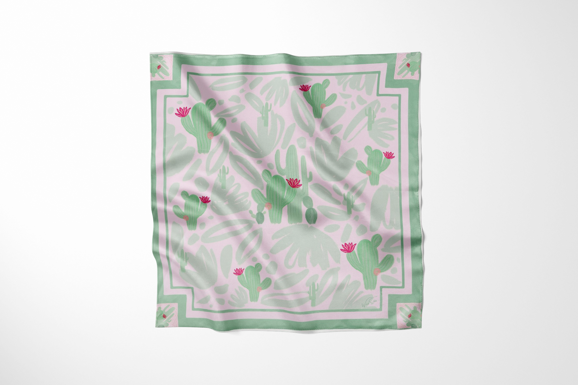 Prickled Pink Scarf