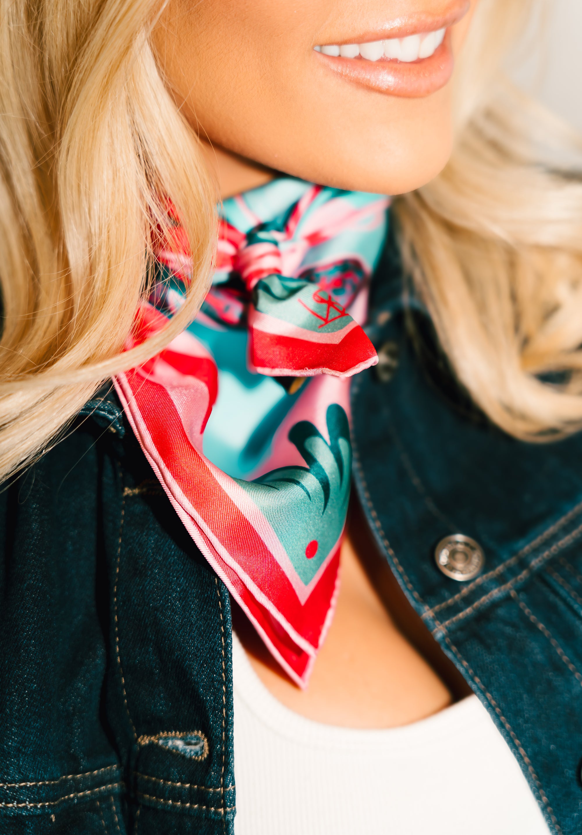 Prickly Pair — Medium Silk Scarf