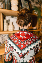 Mesa Noir — Medium Silk Scarf