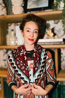 Mesa Noir — Medium Silk Scarf