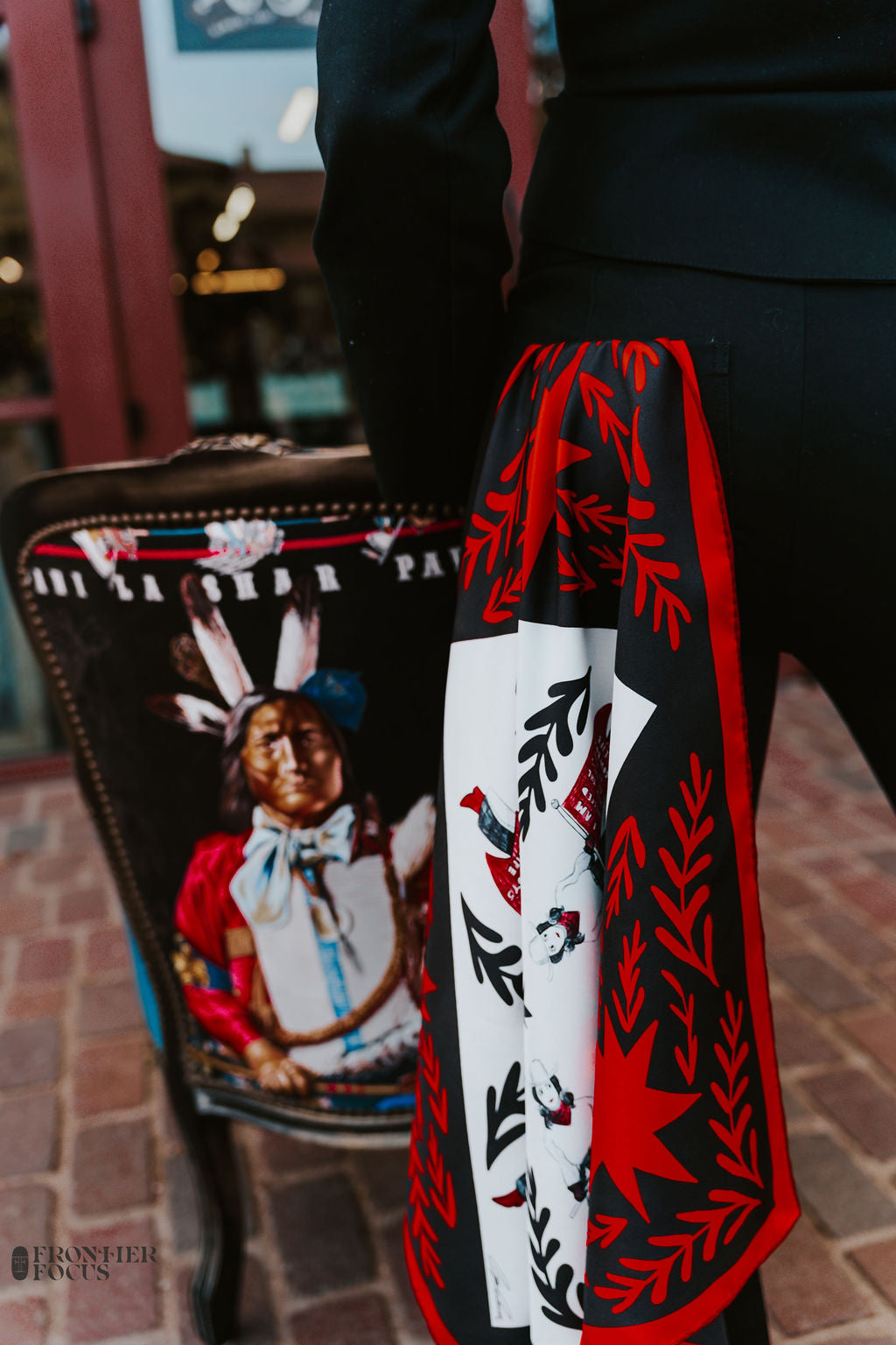 Caya’s Cowgirls Large Silk Scarf