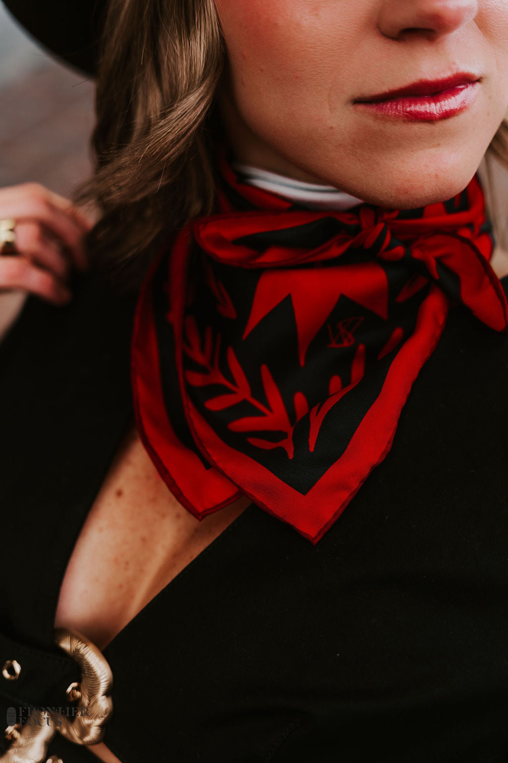 Caya's Cowgirls Medium Silk Scarf | WILDSILKS