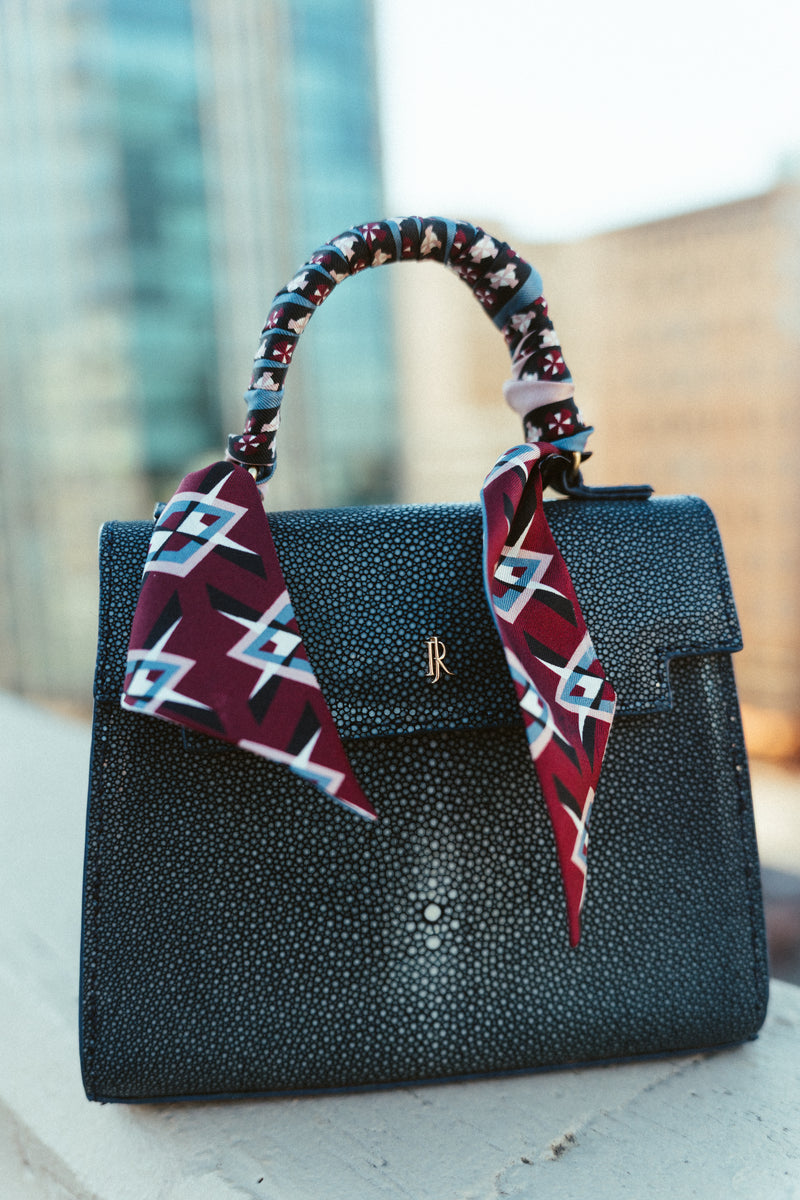 Mesa Noir — Long Silky Scarf