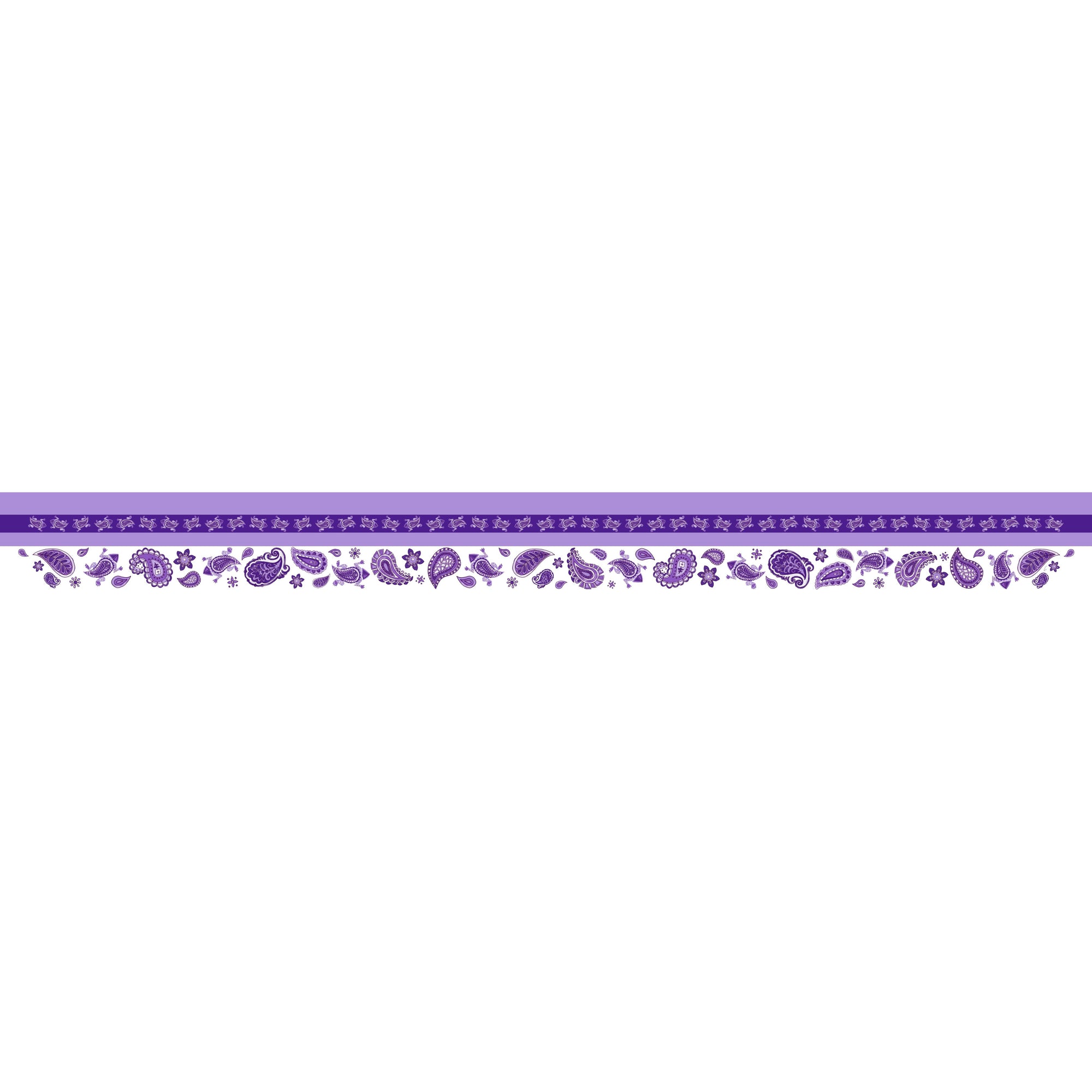 Purple Paisley Twilly image 0
