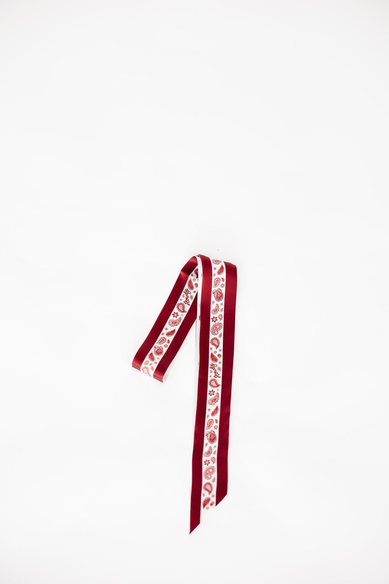 Maroon Paisley Silky