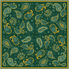 Green Bear Paw Paisley Scarf