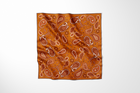 Burnt Orange Paisley Scarf
