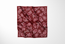 Maroon Paisley “Howdy” – Bougie Bandana
