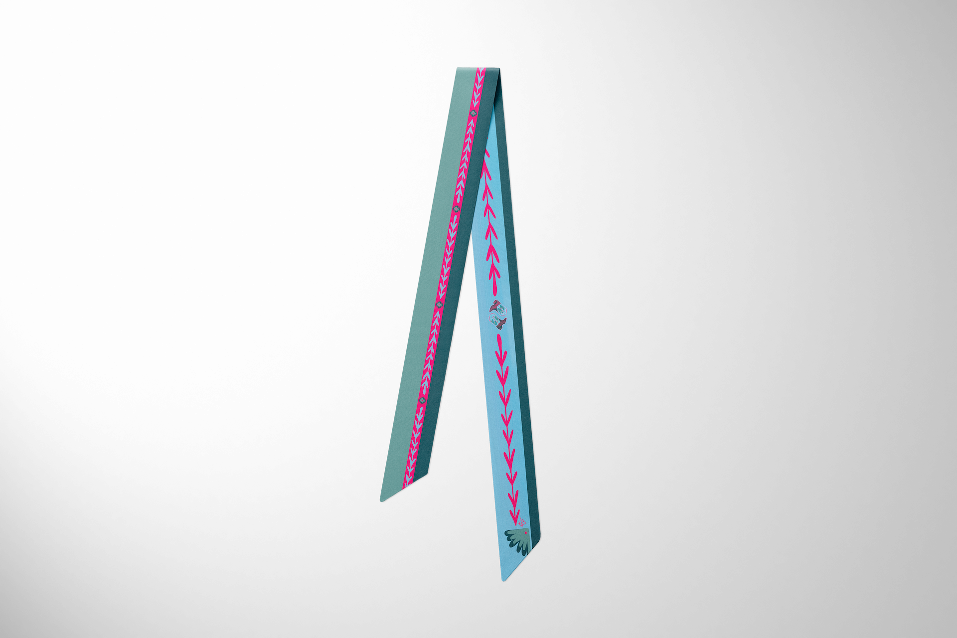 Prickly Pair — Long Silky Scarf