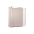 30" x 30" x 3" Modern UV-Grade Acrylic Shadowbox with Linen Canvas