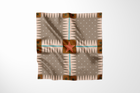 Frontier Star — Medium Silk Scarf (Saddle Dust)