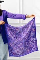 Purple Paisley Scarf