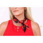 Black Scarlett Paisley Silky