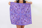 Purple Paisley Scarf
