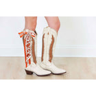 Burnt Orange Paisley Silky