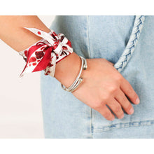 Crimson Cream Paisley Silky