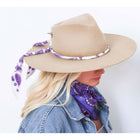Purple Paisley Silky