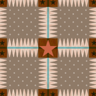 Frontier Star — Medium Silk Scarf (Saddle Dust)