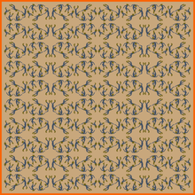 The Two-Step — Medium Silk Scarf (Neutral)