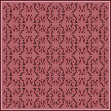 The Two-Step — Large Silk Scarf (Wine)